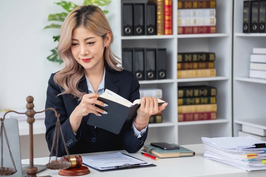Law, Consultation, Agreement, Contract, Lawyers advice on litigation matters and sign contracts as lawyers to accept complaints for clients. Concept Attorney. photo