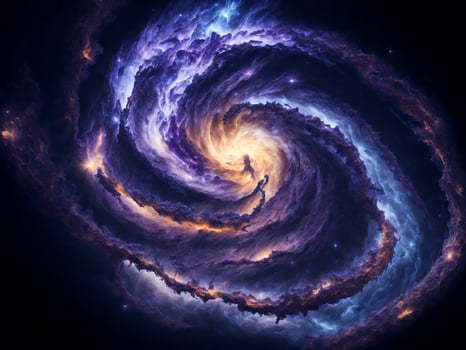 Celestial Wonders Majestic Beauty of a Vast Galaxy-Filled Sky Illuminated by Stars, photo