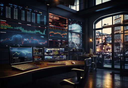 stock market realistic image, ultra hd, high design very detailed photo
