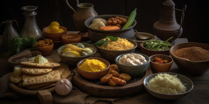 Indian national food close up. photo