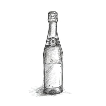 background champagne bottle photo