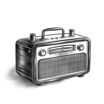 vintage retro radio photo