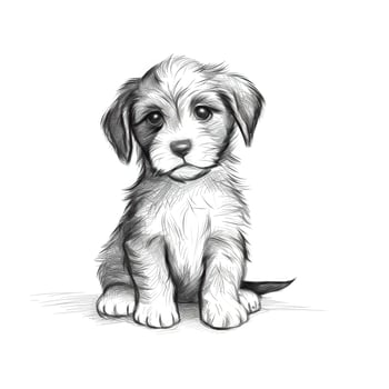 funny cute puppy photo