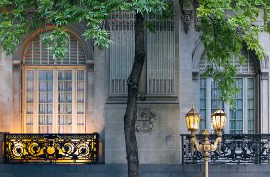 Upper class Buenos Aires District Retiro known for boutiques, art galleries and culture life photo