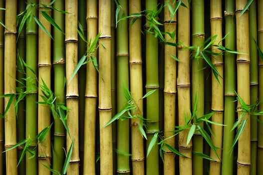 Natural Green Bamboo Texture or Pattern Background, photo