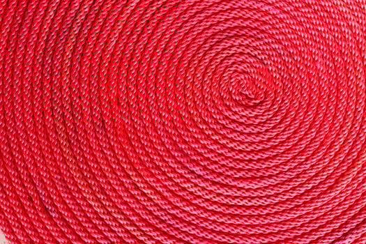 Red rope coil photo