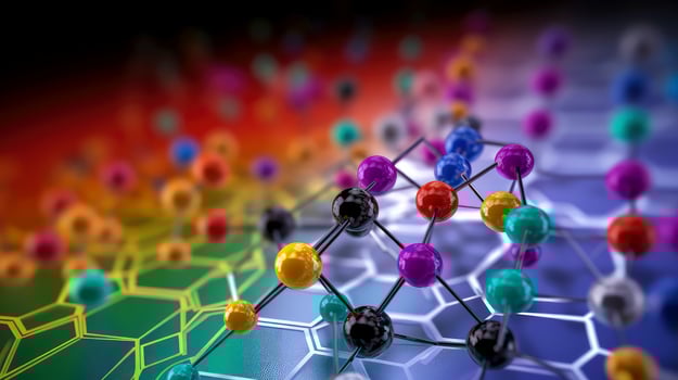 Medical studies of molecular structures. Science in the service of human. Technologies of the future in our life. molecule of medicine model, illustration photo