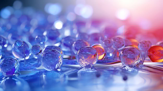 Medical studies of molecular structures. Science in the service of human. Technologies of the future in our life. molecule of medicine model, illustration photo