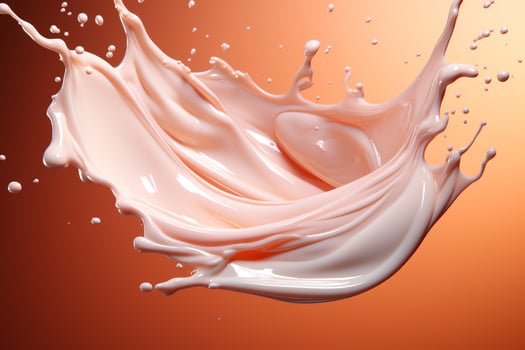 Foundation liquid elements splash. Fluid cosmetic cream or cosmetic make-up creamy product concept by photo