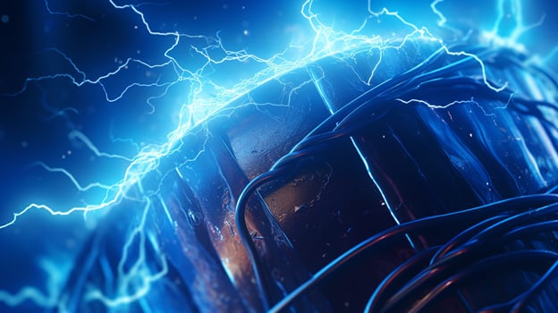 electricity technology template background photo