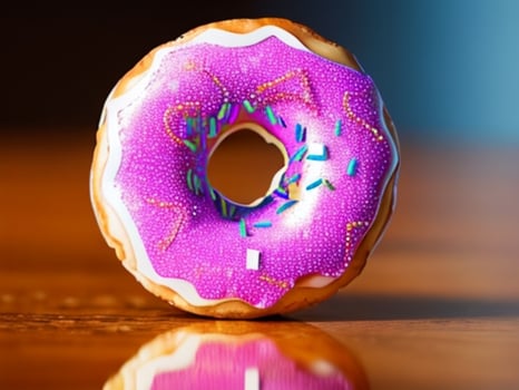 food round donut. photo