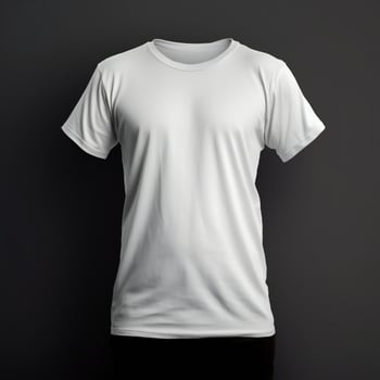 isolated t shirt model front view photo