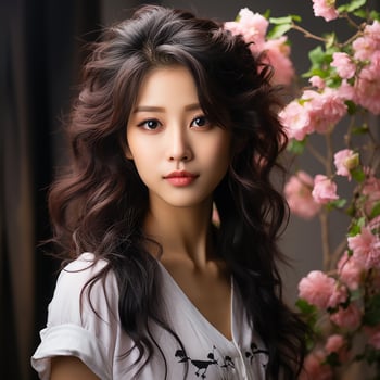 Asian beauty women model photo