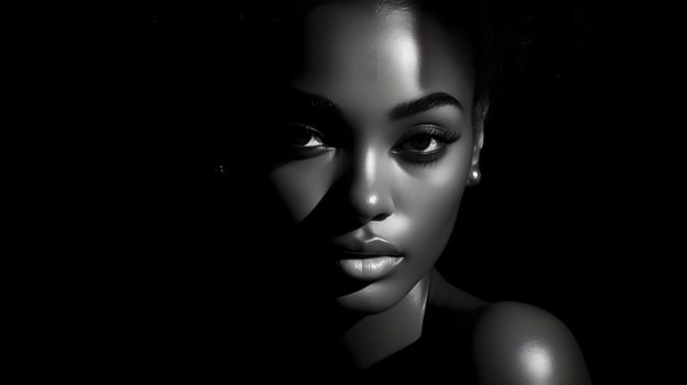 African black woman portrait, cute girl stock photo background,
