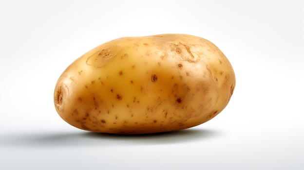Photo of Potatoe isolated on white background