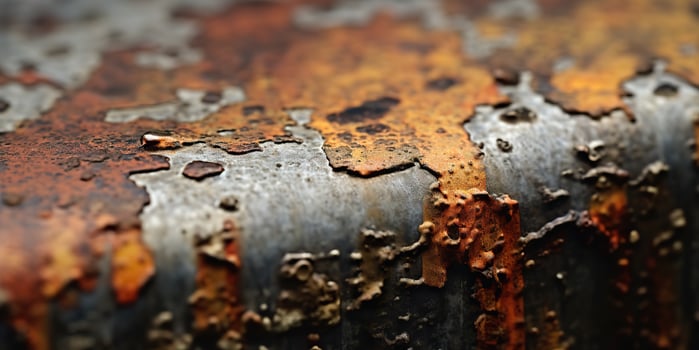 . . Old vintage retro old aged damaged metal texture. Scratched grunge surface. Graphic Art photo