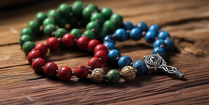 . . Muslim rosary spiritual classic allah pray symbol. Graphic Art photo