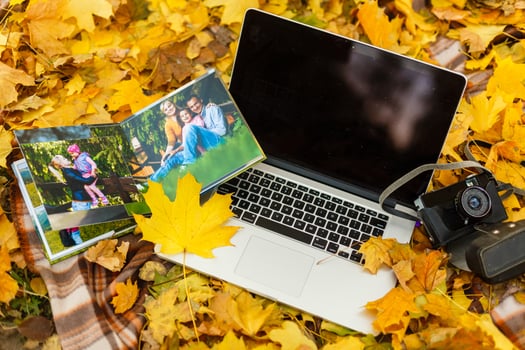 photobook autumn leaves photo