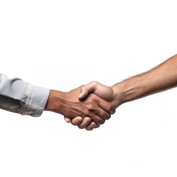 Handshake on White Backgroud photo