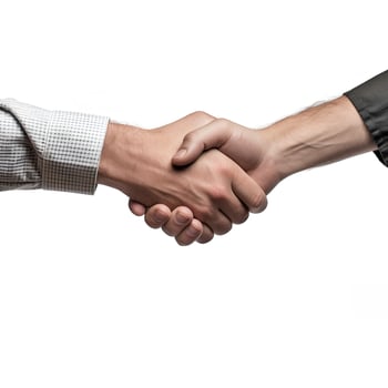 Handshake on White Backgroud photo