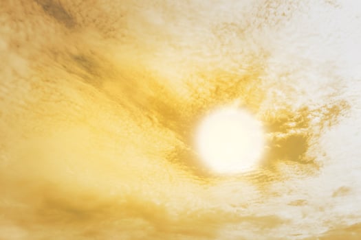 Sunrise time with cloud background photo