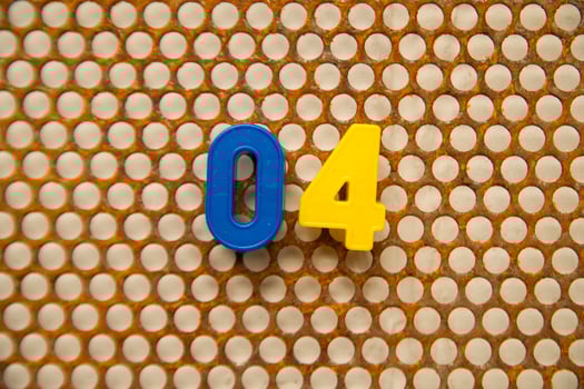 Letters and numbers photo
