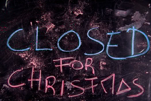 Closed for Christmas photo