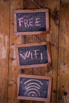 Free wi-fi zone photo