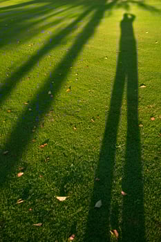 Photographing long shadows photo