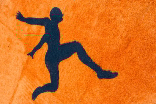 A man jumping photo