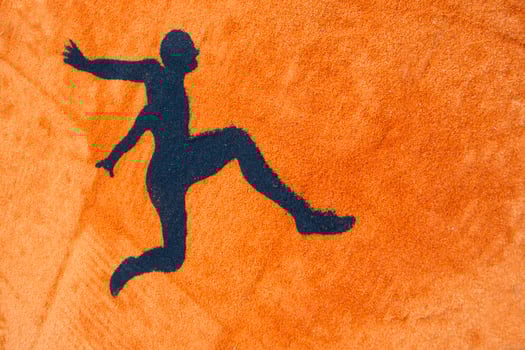A man jumping photo