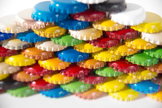 Cap bottles soft drinks photo