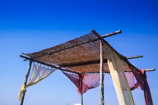 Artisanal summer gazebo photo