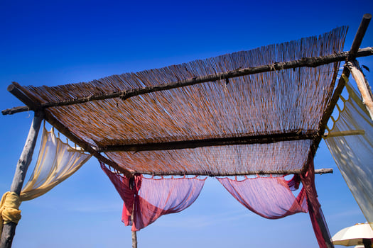 Artisanal summer gazebo photo