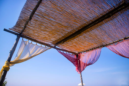 Artisanal summer gazebo photo