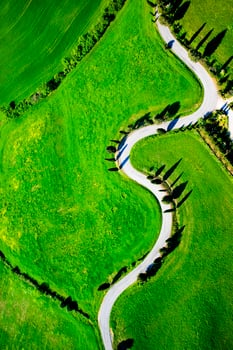 Road of Montichiello Siena photo