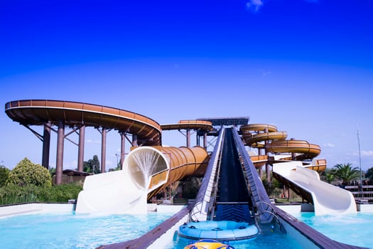 Load-bearing structures of a park water photo