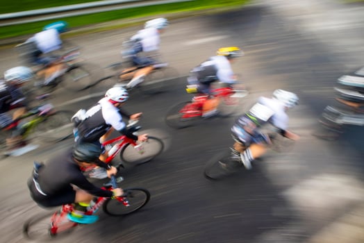 Road cycling race photo