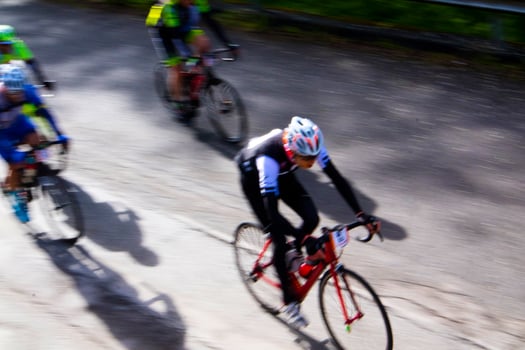 Road cycling race photo