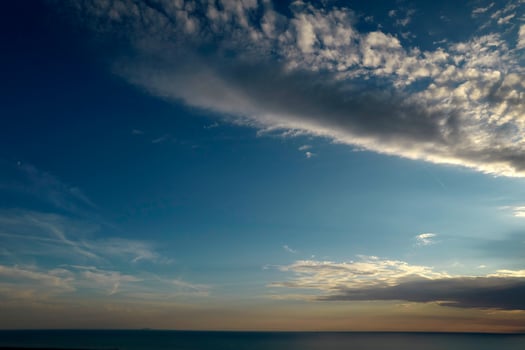 Black clouds towards the end of the day photo