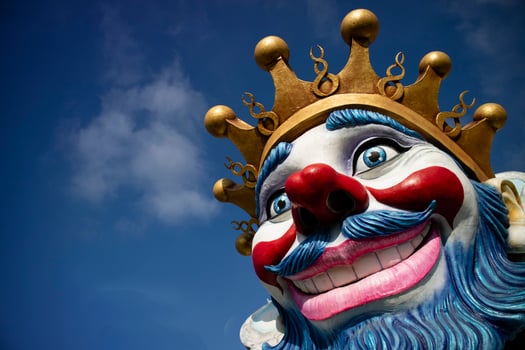 The papier-mch masks of the Viareggio carnival photo