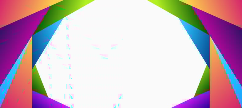 Polygonal background with colorful forms photo