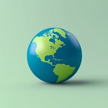 Globe earth shape illustration travel destination, photo