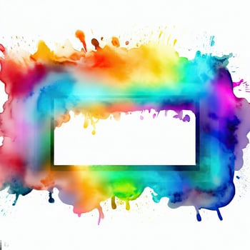 Abstract powder splatted background Freeze motion of color powder exploring photo