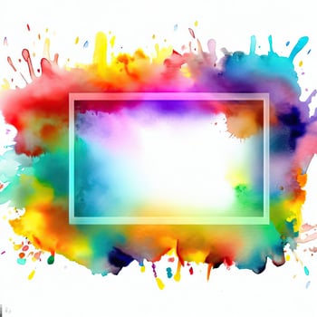 Abstract powder splatted background Freeze motion of color powder exploring photo