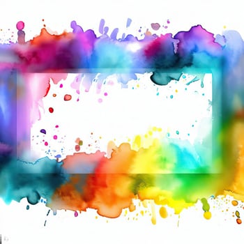 Abstract powder splatted background Freeze motion of color powder exploring photo