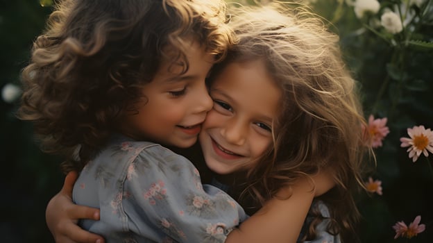 Friendship day, best friends, buddies having fun, photo