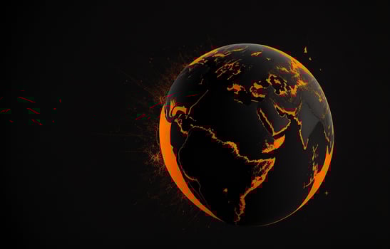 Black Abstract Background, Black Background, Black With Orange Background photo