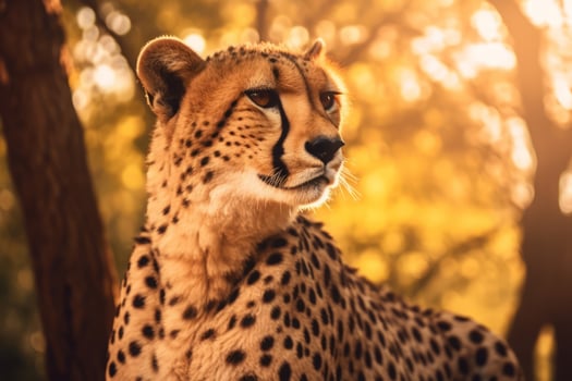 Cheetah in nature, national geography, Wide life animals. . photo