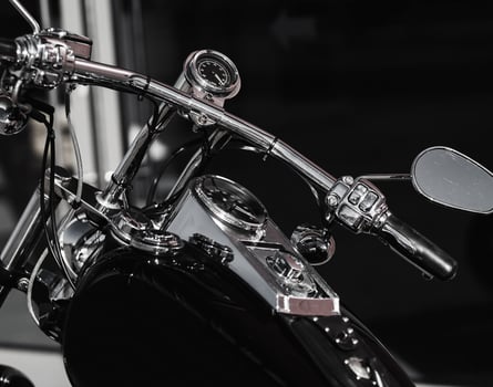 vintage old motorcycle photo